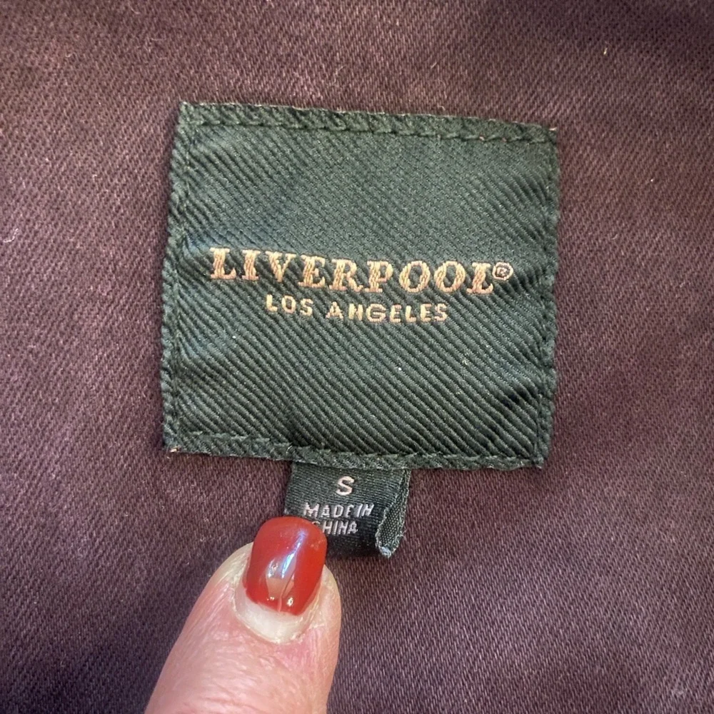 Liverpool Women’s Purple Denim Jean Jacket Size S great condition - Picture 3 of 13